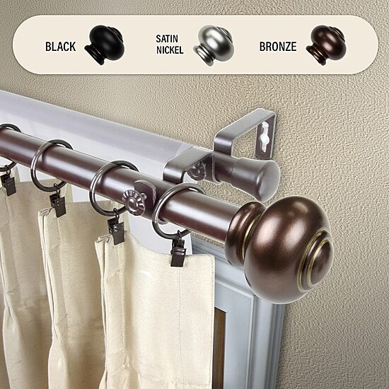 Rod Desyne Rotunda Double Curtain Rod