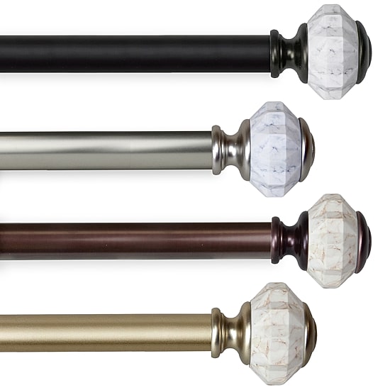 Rod Desyne Linden 1 IN Adjustable Curtain Rod