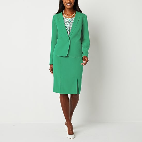 Black Label by Evan-Picone Womens Classic Fit Suit Jacket