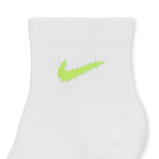Nike Everyday Plus Cushioned Unisex Adult Breathable Multi-Pack 6 Pair Quarter Ankle Socks