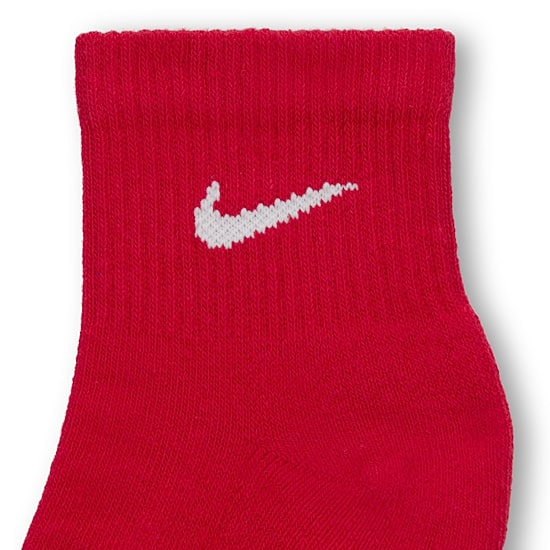 Nike Everyday Plus Cushioned Unisex Adult Breathable Multi-Pack 3 Pair Quarter Ankle Socks