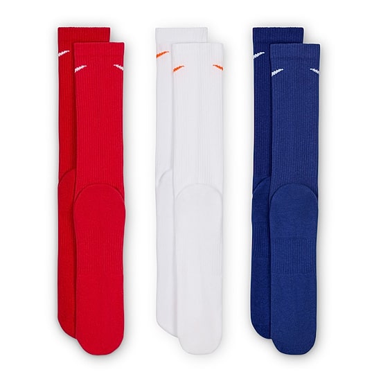 Nike Everyday Plus Cushioned Unisex Adult 3 Pair Crew Socks