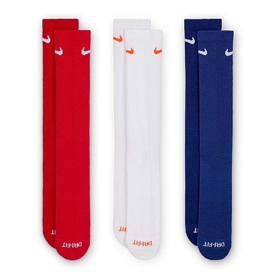 Nike Everyday Plus Cushioned Unisex Adult 3 Pair Crew Socks