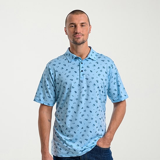 Antigua Mens Short Sleeve Polo Shirt