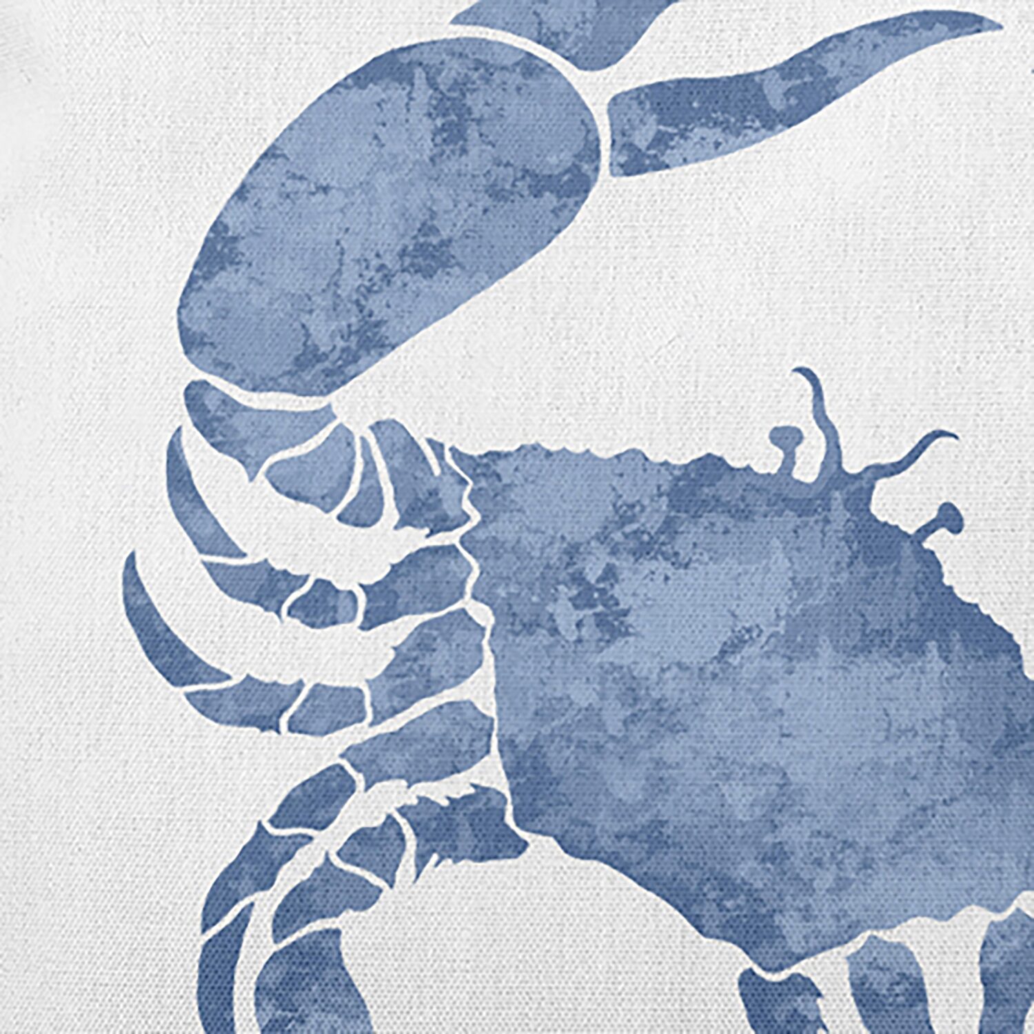 Crab Square Throw Pillow