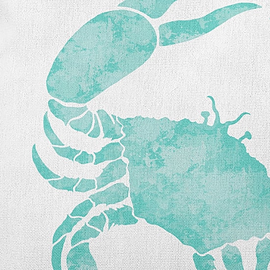 Crab Square Throw Pillow