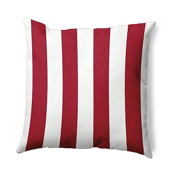Vertical Stripes Square Throw Pillow