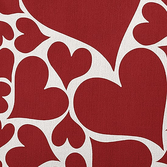 Hearts All Around Square Throw Pillow