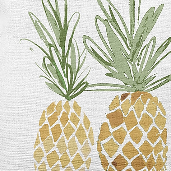 Pineapples Square Throw Pillow