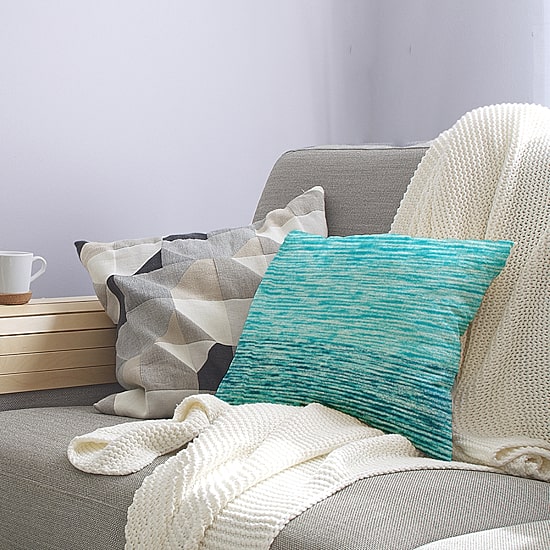 Ocean View Square Throw Pillow
