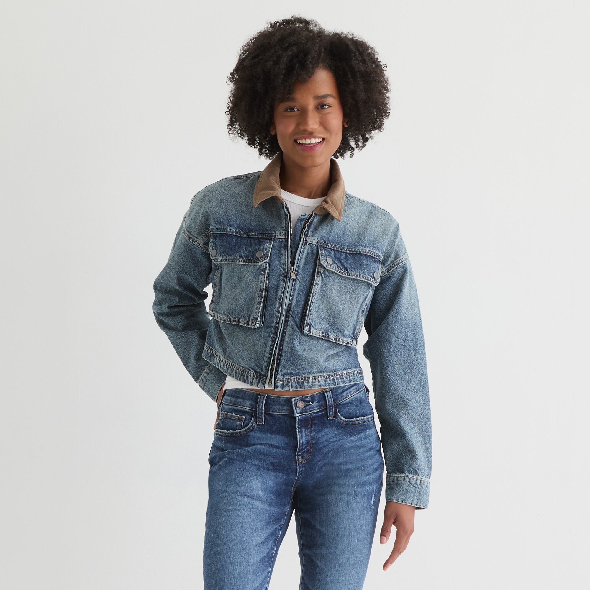 Arizona Womens Juniors Midweight Work Jacket