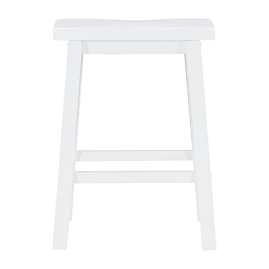 Barberry Counter Height Stool in Pure White