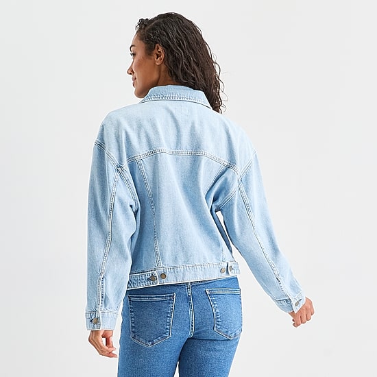 A.N.A Womens Denim Midweight Jacket