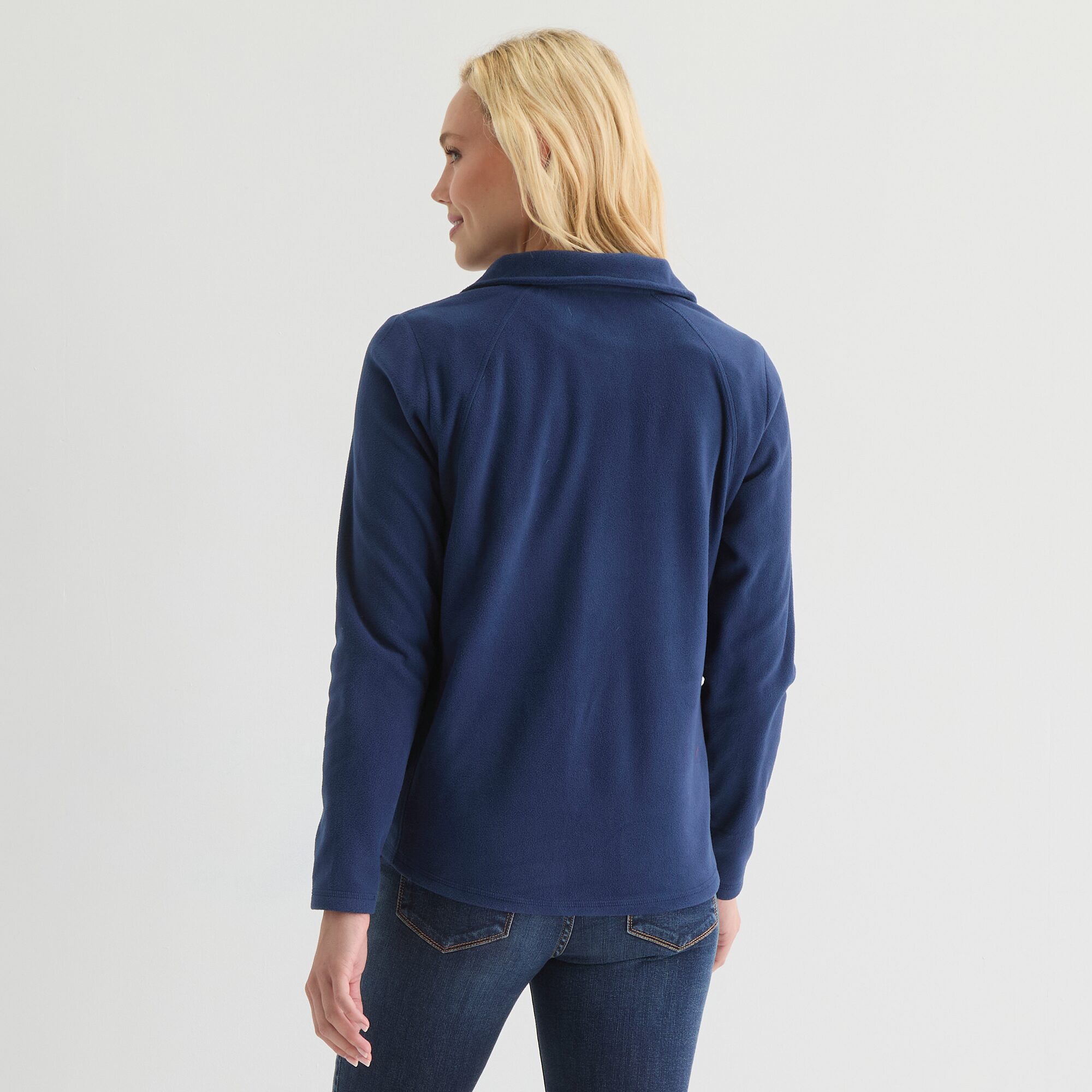 St. John's Bay Womens Long Sleeve Quarter-Zip Pullover