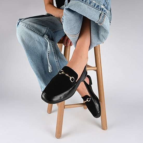 Journee Collection Lainey Womens Square Closed Toe Mules