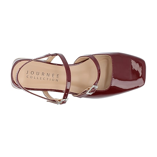 Journee Collection Gretchenn Womens Square Closed Toe Mary Jane Shoes