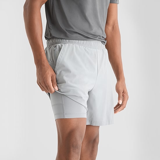 Xersion 2-In-1 Mens 6" Running Short