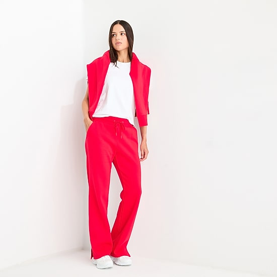 Xersion Womens Super Soft Fleece Straight Leg Sweatpant