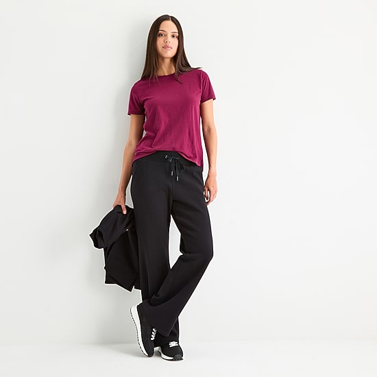 Xersion Womens Super Soft Fleece Straight Leg Sweatpant