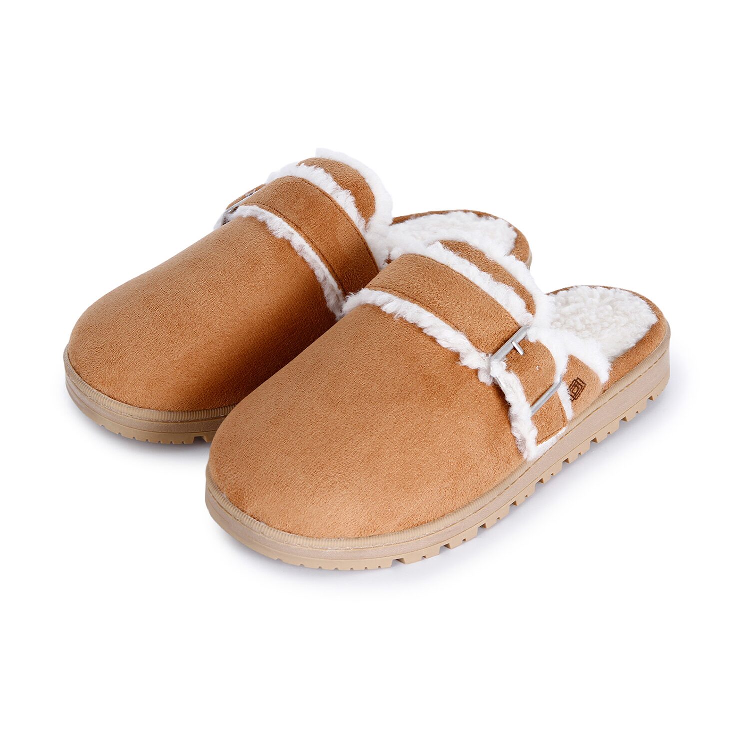 Isotoner Buckle Scuff Womens Slip-On Slippers