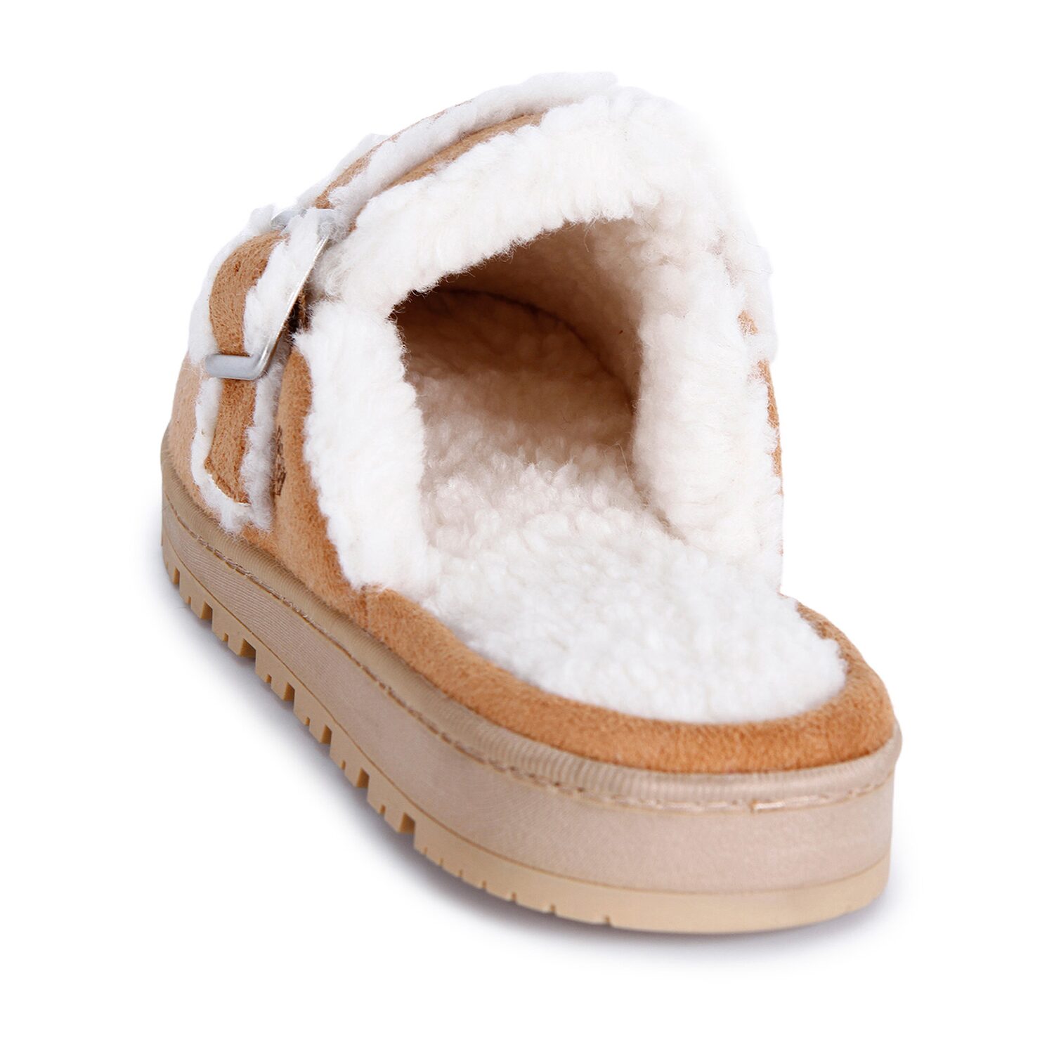 Isotoner Buckle Scuff Womens Slip-On Slippers