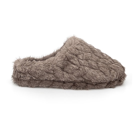 Isotoner Textured Fur Womens Clog Slippers
