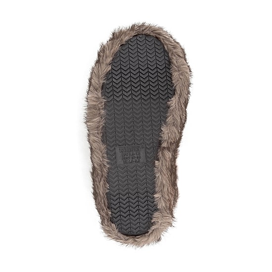 Isotoner Textured Fur Womens Clog Slippers