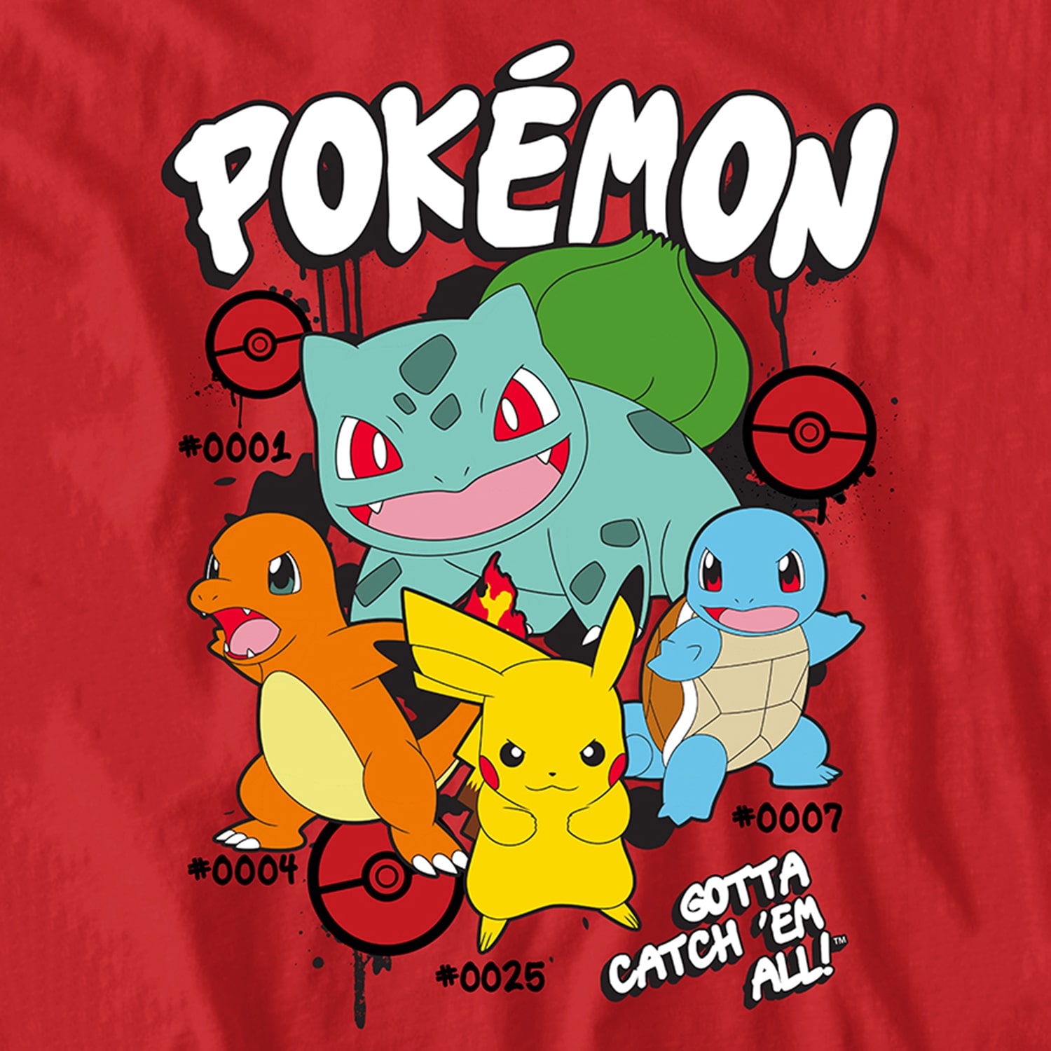 Little & Big Kid Boys Crew Neck Short Sleeve Regular Fit Pokemon Graphic T-Shirt