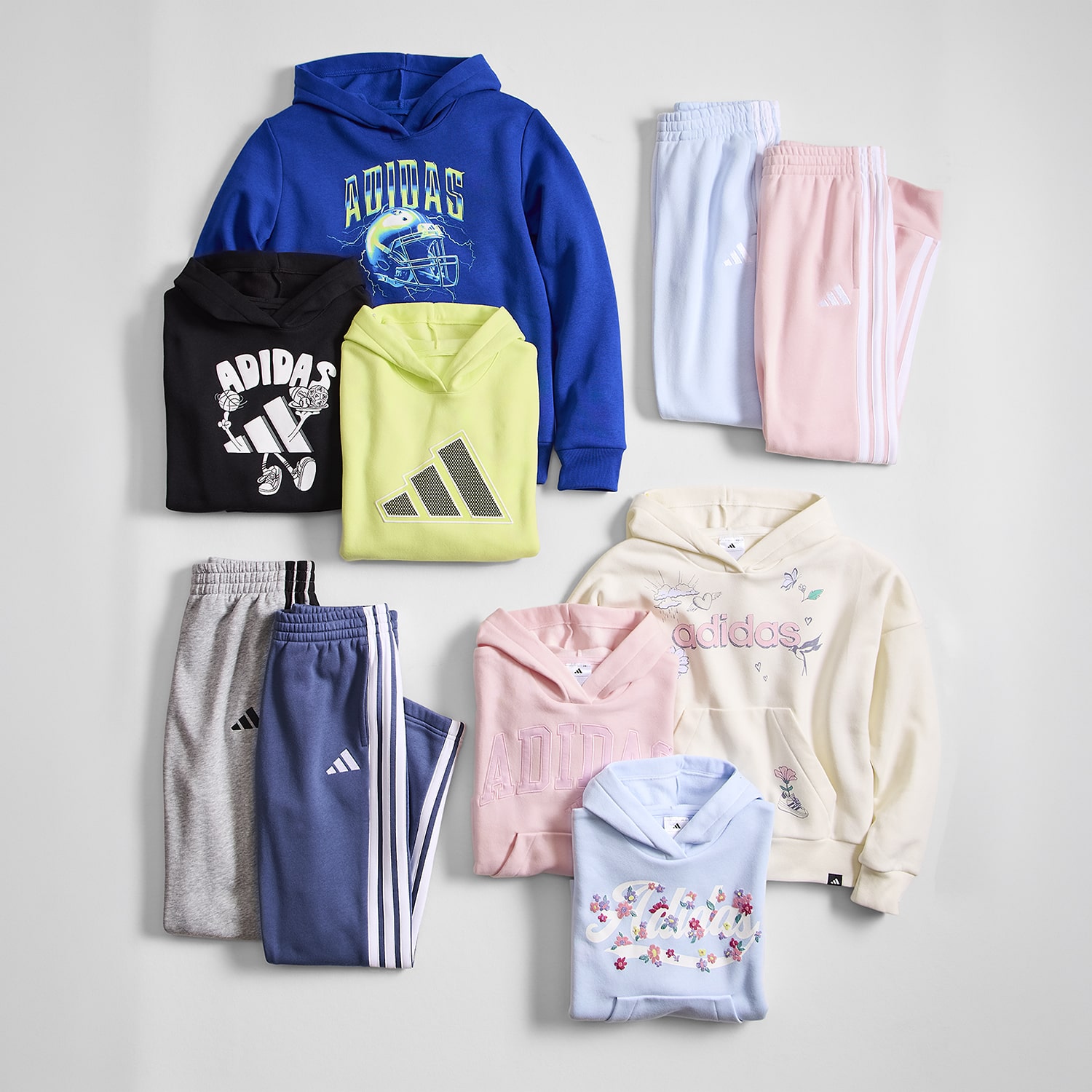 adidas Big Kid Girls Cuffed Regular Fit Jogger Pant