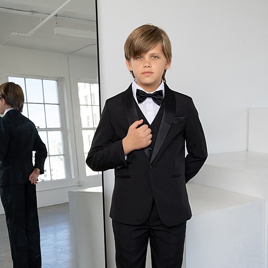 Suit the BOYZ Tuxedo Big Kid Boys 5-pc. Suit Set