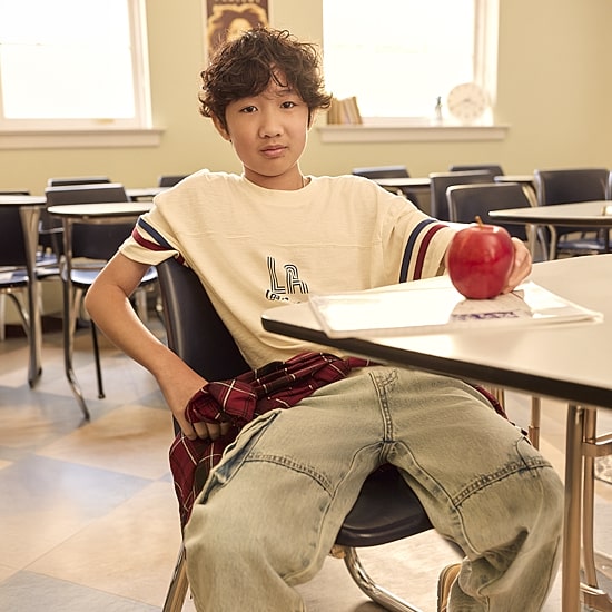 Thereabouts Little & Big Kid Boys Crew Neck Short Sleeve Oversized Graphic T-Shirt