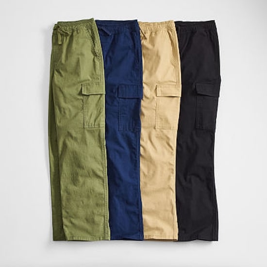 Thereabouts Pull-On Little & Big Kid Boys Drawstring Waist Straight Cargo Pant