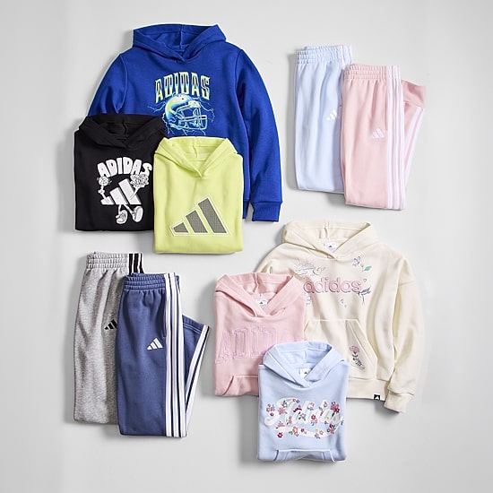 adidas Big Kid Boys Long Sleeve Active Hoodie