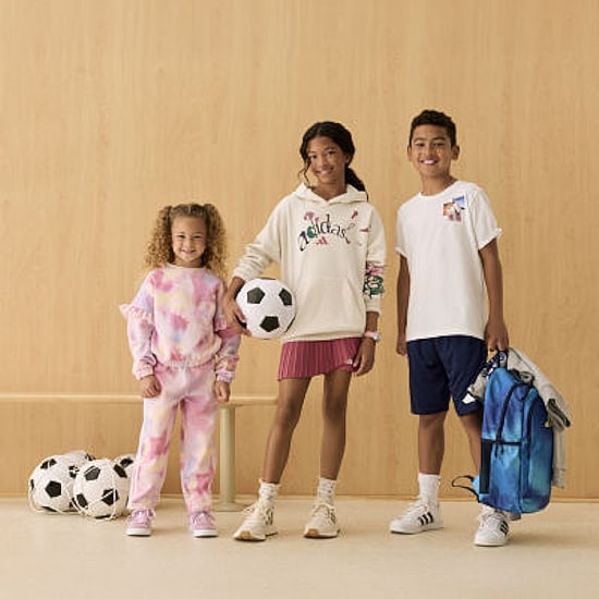 adidas Big Kid Boys Crew Neck Short Sleeve Regular Fit Graphic T-Shirt