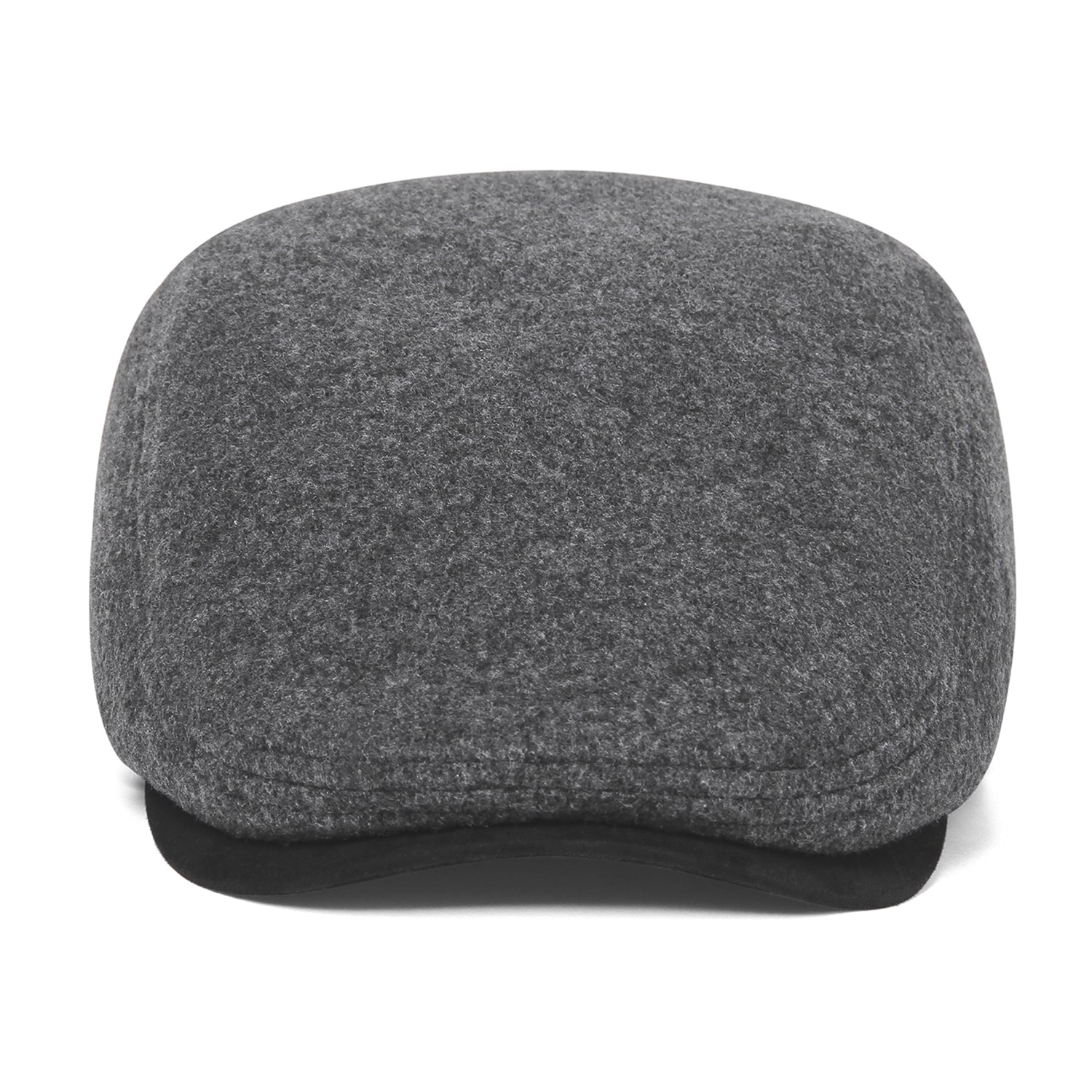 Isotoner Faux Suede Brim And Stretch Sweatband Melton Top Mens Ivy Cap