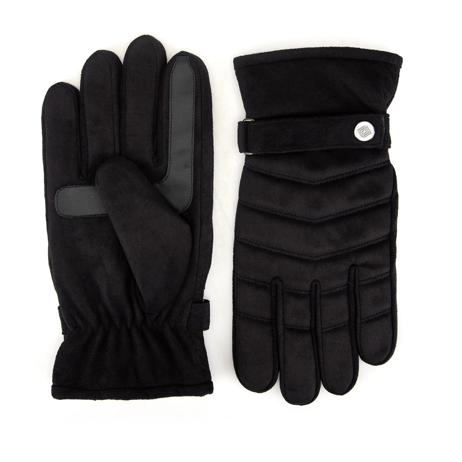 Isotoner Microsuede Quilted Gloves