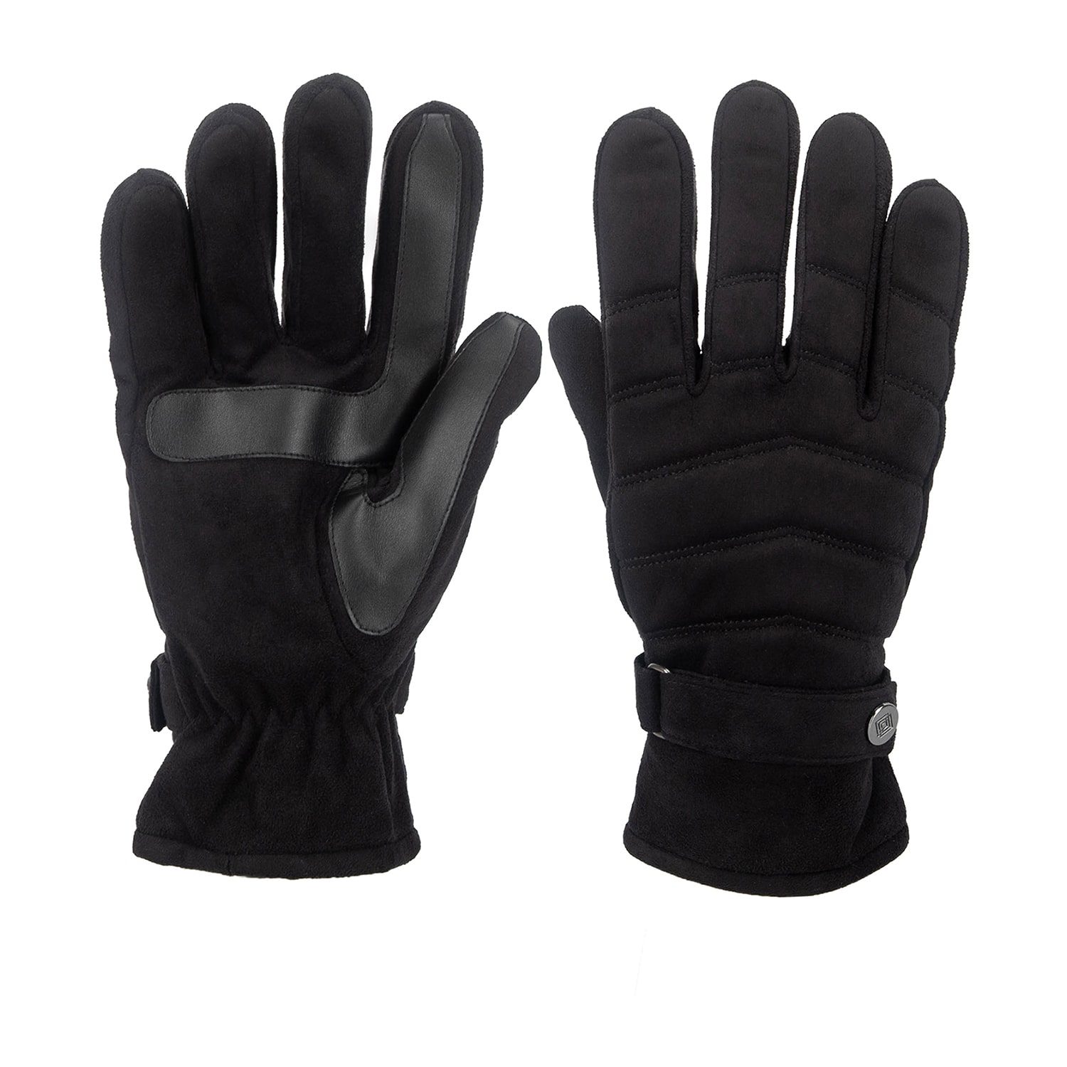 Isotoner Microsuede Quilted Gloves