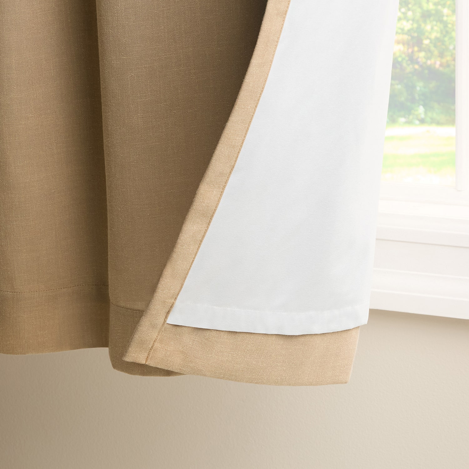 Town And Country Arlo Solid Tab Top Blackout Set of 2 Curtain Panel