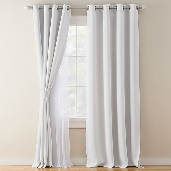 Town And Country Oslo Grommet Top Room Darkening Set of 2 Curtain Panel