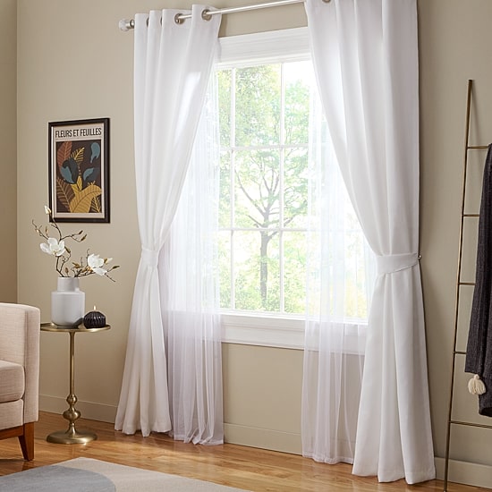 Town And Country Oslo Grommet Top Room Darkening Set of 2 Curtain Panel