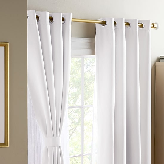 Town And Country Oslo Grommet Top Room Darkening Set of 2 Curtain Panel
