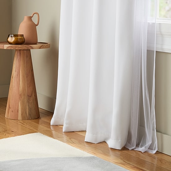Town And Country Oslo Grommet Top Room Darkening Set of 2 Curtain Panel