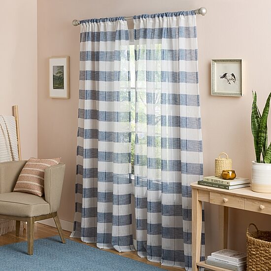 Town And Country Pax Rod Pocket Light-Filtering Set of 2 Curtain Panel