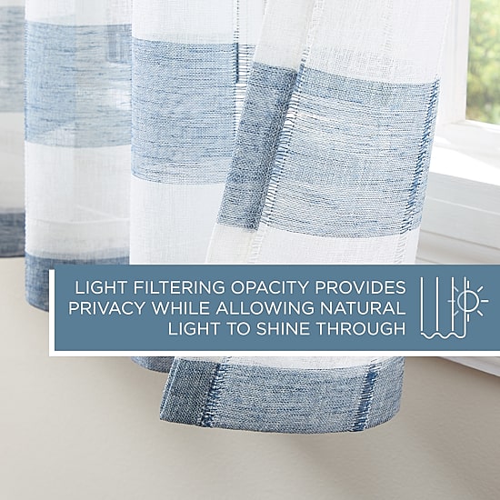 Town And Country Pax Rod Pocket Light-Filtering Set of 2 Curtain Panel