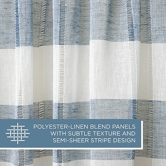 Town And Country Pax Rod Pocket Light-Filtering Set of 2 Curtain Panel