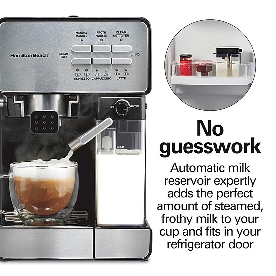 Hamilton Beach Slide & Lock Espresso Machine