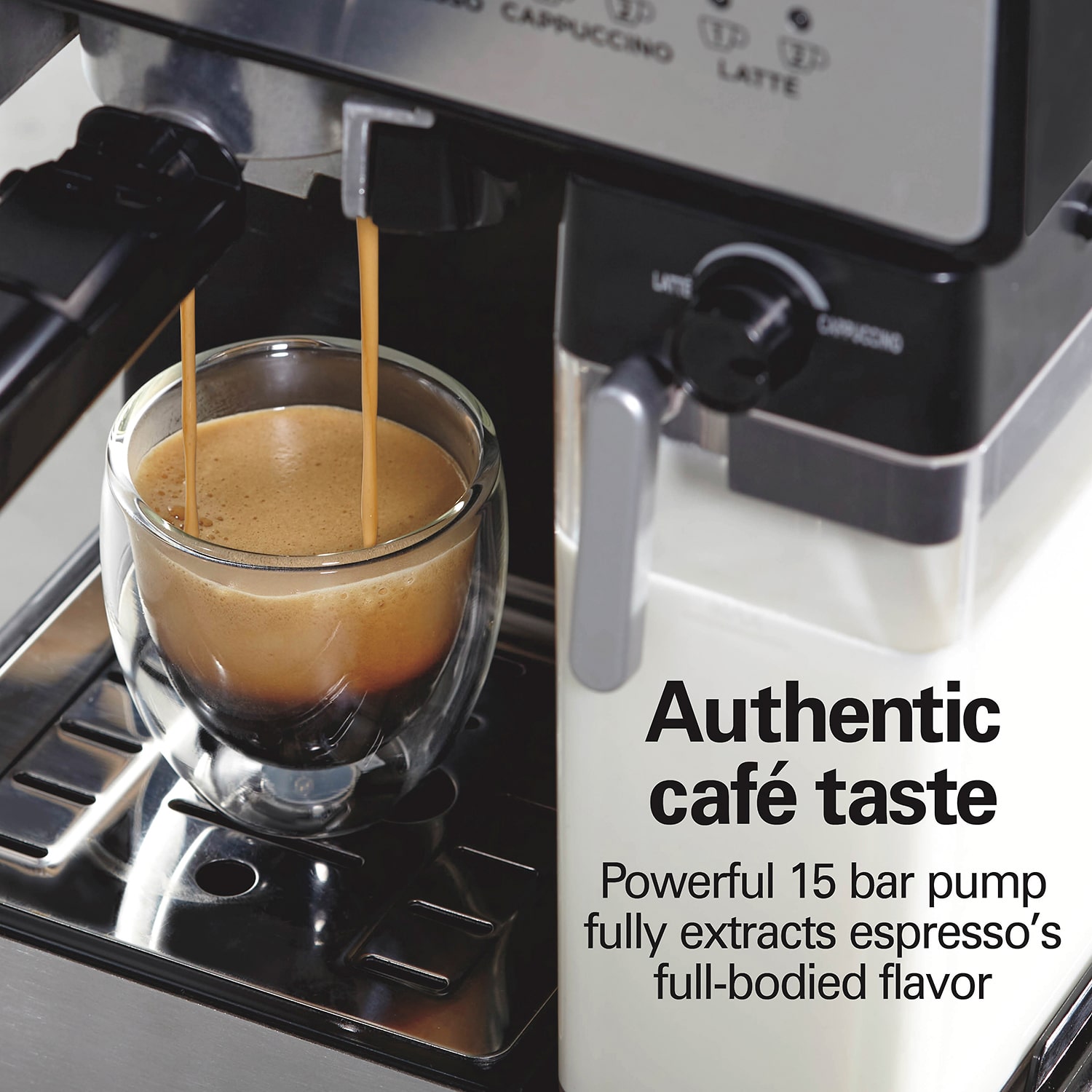 Hamilton Beach Slide & Lock Espresso Machine