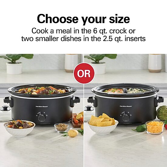 Hamilton Beach 6 Qt Slow Cooker