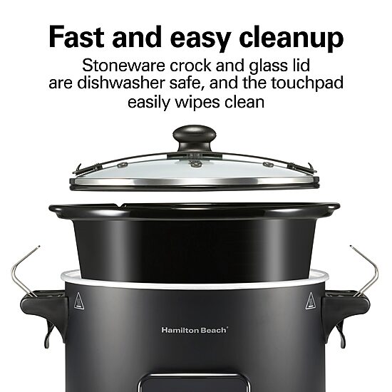 Hamilton Beach Ready, Set, Dinner 6 Qt Slow Cooker