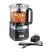 Hamilton Beach Lithium Ion 4 Cups Food Processor